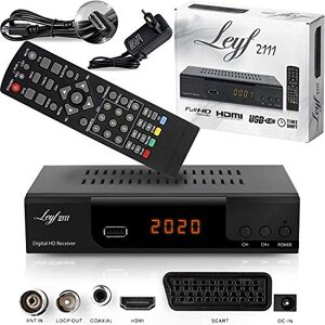 hd-line LEYF2111C Décodeur TNT Full HD, DVB-T/T2, HDTV, DVB-C/C2, HDMI, Péritel, USB 2.0 + câble HDMI (récepteur) - Publicité