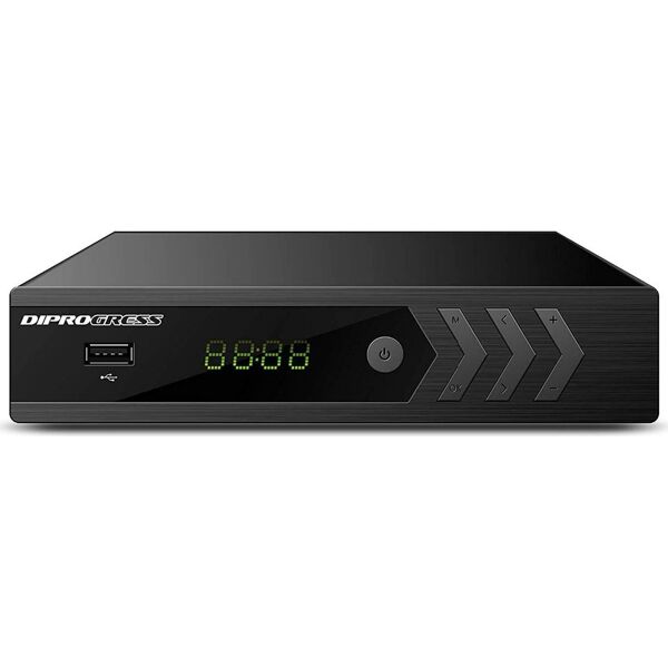 diprogress dpt220hd decoder digitale terrestre dvb-t2 hevc mpeg-4 hd funzione timeshift hdmi epg hdtv telecomando - dpt220hd