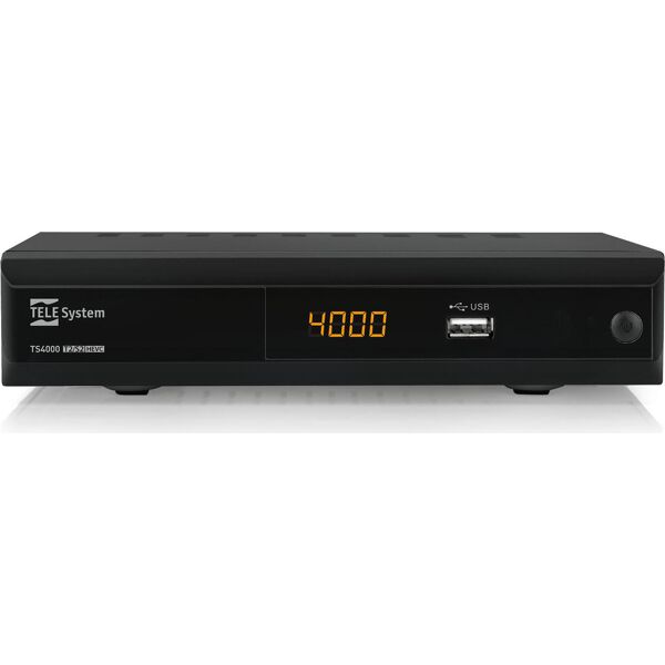 telesystem 21005321 decoder digitale terrestre / satellitare dvb t2/s2 usb lan - 21005321 ts4000 combo