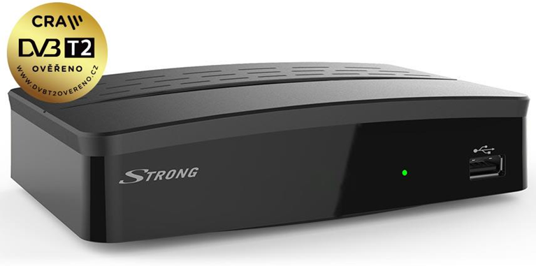 Strong SRT 8209 set-top box TV Ethernet (RJ-45) Full HD Nero