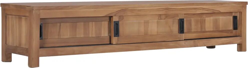 vidaXL TV-benk 150x30x30 cm heltre teak