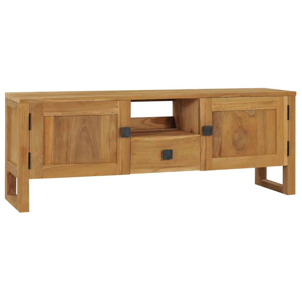 vidaXL TV-benk 120x32x45 cm heltre teak