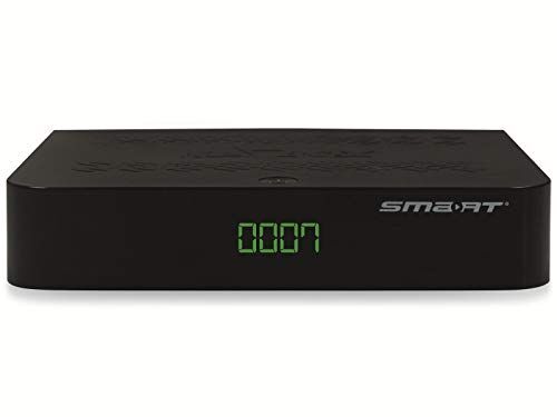 100017 Smart CX07 DVB-S2 Receiver Aufnahmefunktion, Campingbetrieb, Einkabeltauglich, Twin Tuner Anzahl Tun
