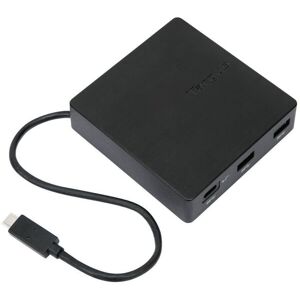 Targus USB-Adapter »USB-C Travel Dock Power Pass Through« Schwarz Größe