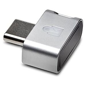 Kensington VeriMark Guard USB-C Fingerprint Security Key, FIDO2 WebAuthn/CTAP2 & FIDO U2F, Sicherheitsschlüssel, Biometrische Zwei-Faktor-Authentifizierung, Windows, Chrome, macOS, iOS, K64709WW