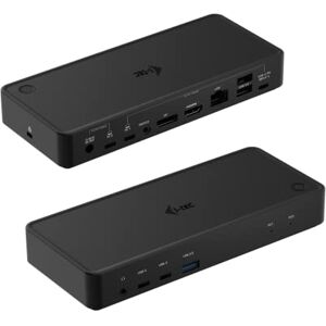 i-tec USB-C 2X 4K KVM Dockingstation 1x DisplayPort, 1x HDMI, 2X USB 3.2 Gen1, 1x USB 3.2 Gen1, 2X USB-C 3.2 Gen1, 1x GLAN