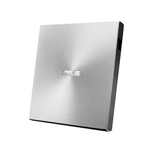 Asus ZenDrive U9M externer DVD-Brenner (für Apple MacBook & Windows PCs/Notebooks, inkl. USB-C Kabel, Brennsoftware & Nero Backup App, M-Disc Support, USB 2.0) silber