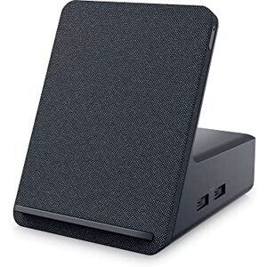 Dell HD22Q Dockingstation mit Zwei Ladefunktionen, Qi Wireless Laden (USB-C, DisplayPort, HDMI, 4X USB, RJ45) Schwarz