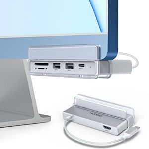 HOPDAY USB C Hub für iMac 24 2021,  6 IN 1 USB C Adapter mit 4K HDMI, 2 x USB 3.1 und USB C 10Gbps, SD/TF für iMac, Thunderbolt 4, MacBook Air/Pro M1, Dell XPS und Typ-C-Gerät