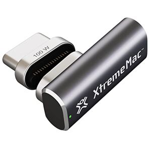 XtremeMac ® Premium Magnetischer Adapter für Apple MacBook, iPad und andere USB-C Geräte, Schnellaufladefunktion 100W, Datenübertragung 10gb/s, 20 polig