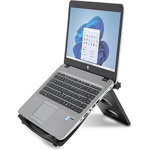 Kensington Easy Riser tragbarer ergonomischer Laptopständer, Für 12 Zoll 17 Zoll Geräte, Höhenverstellbar mit SmartFit System, zur besseren Kühlung und Luftzirkulation, Grau, 60112