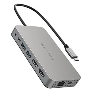 Hyper Drive Dual HDMI 10-in1 Travel Dock für MacBook