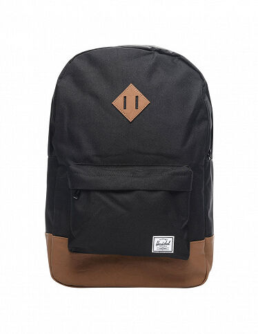 Herschel Rucksack «Heritage», schwarz/camel