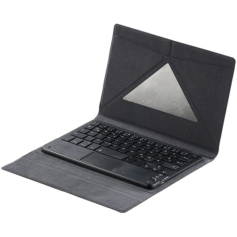 GeneralKeys Tastatur-Schutzcover mit Bluetooth & Touchpad für 8