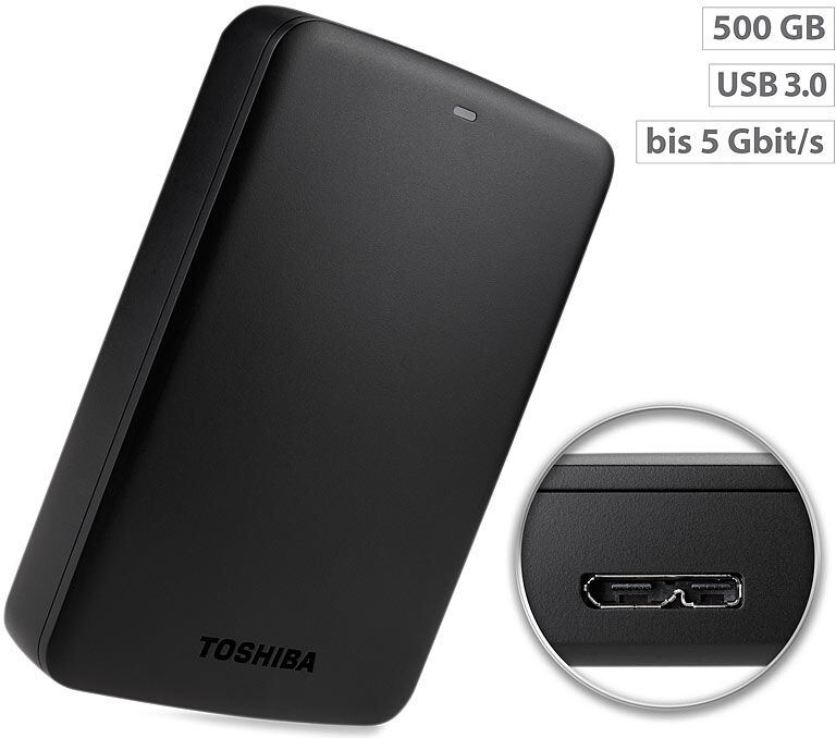 Toshiba Canvio Basics Externe Festplatte 2,5