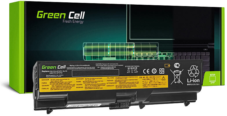 Greencell Laptop-Akku 4.400 mAh für Lenovo T410, T420, T510 ...