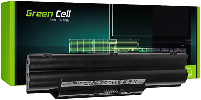 Greencell Laptop-Akku für Fujitsu Lifebook S751 / E751 / S752 u.v.m., 4.400 mAh