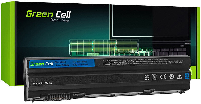 Greencell Laptop-Akku für Dell Latitude E6420 / E6440 / E6530 u.v.m., 4.400 mAh