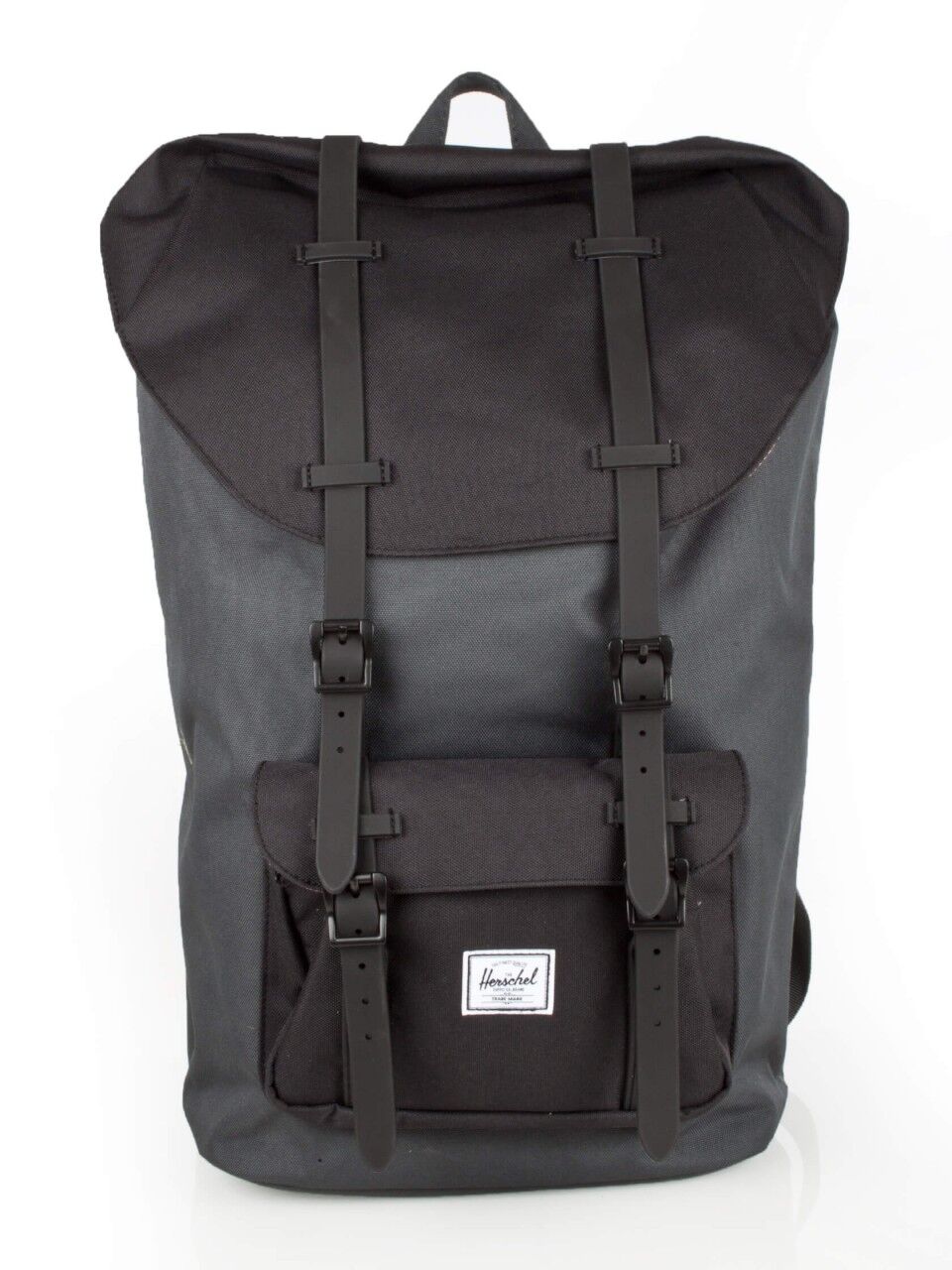 Herschel Little America Backpack #10014 raven crosshatch/black rubber