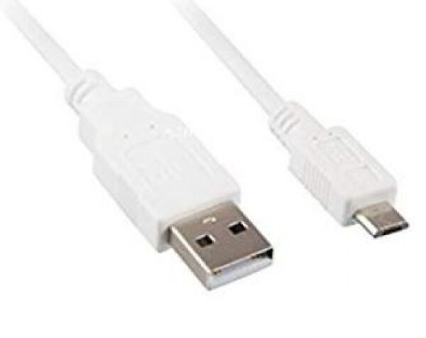Sharkoon USB2.0 A-B Micro Weiss 3,0m