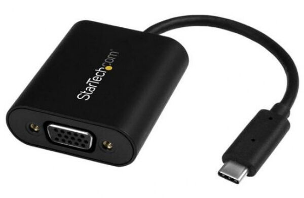 StarTech.com StarTech CDP2VGASA - USB-C auf VGA Adapter - mit Presentations Mode Switch - 1920x1200