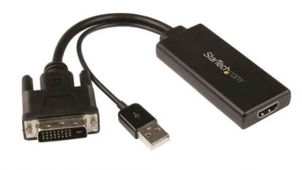 StarTech.com StarTech DVI2HD - DVI auf HDMI Adapter mit USB Power und Audio - 1080p
