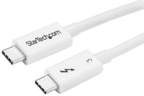 StarTech.com Startech TBLT34MM50CW - Thunderbolt 3 Kabel 40GBIT/S / Thunderbolt, USB und DisplayPort kompatibel - 50cm