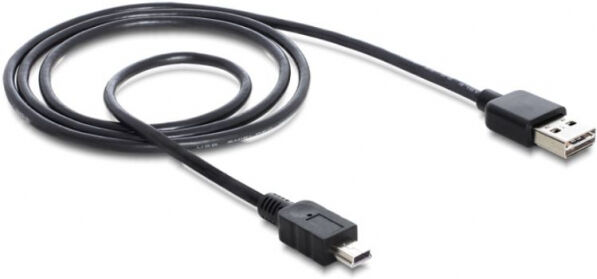 DeLock 83362 - Kabel EASY-USB 2.0 Typ-A Stecker > USB 2.0 Typ Mini-B Stecker 1 m