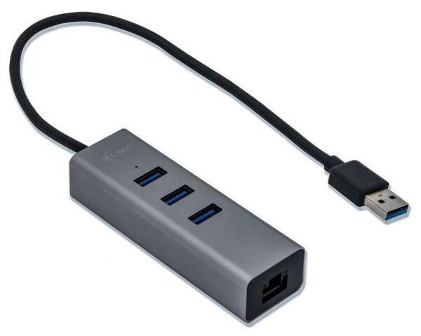 i-tech U3METALG3HUB - USB-A Metal HUB 3 Port Giga
