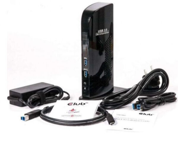 Club 3D CSV-1460 - 4K Dockingstation USB3 -> 6xUSB3 /2xDP / GLAN / Audio