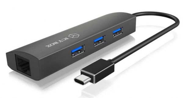 Icy Box IB-HUB1406-C - 3-Port USB3-Hub