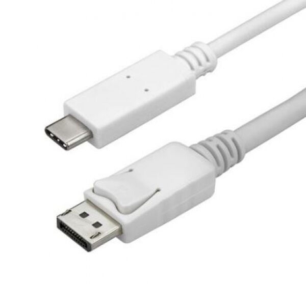 StarTech.com StarTech CDP2DPMM3MW - USB-C auf DisplayPort Kabel - 4K 60Hz - Weiss - 3m