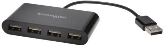 Kensington K39120eu - USB 2.0 4-Port Hub - 4x USB 2.0 Typ-A