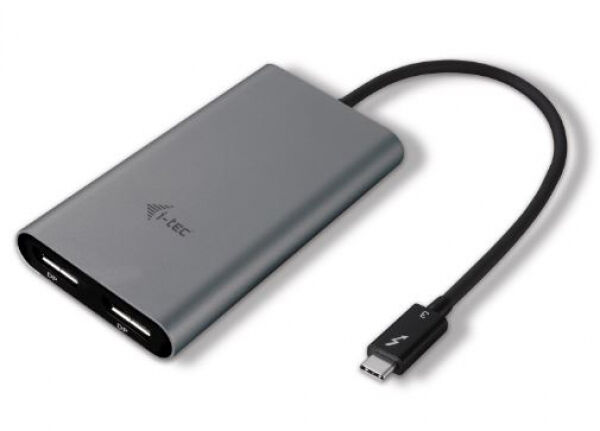 iTEC i-Tec TB3DUAL4KDP - Thunderbolt 3 Dual DP Video Adapter