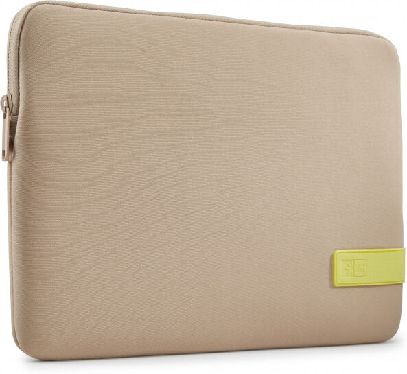 Case Logic - Reflect Laptop Sleeve [15.6 inch] - plaza taupe/sun-lime