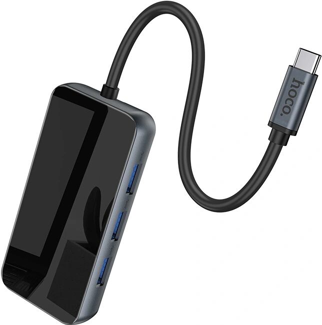 Hoco Redukce / adaptér USB-C - Hoco, HB16 EasyExpand