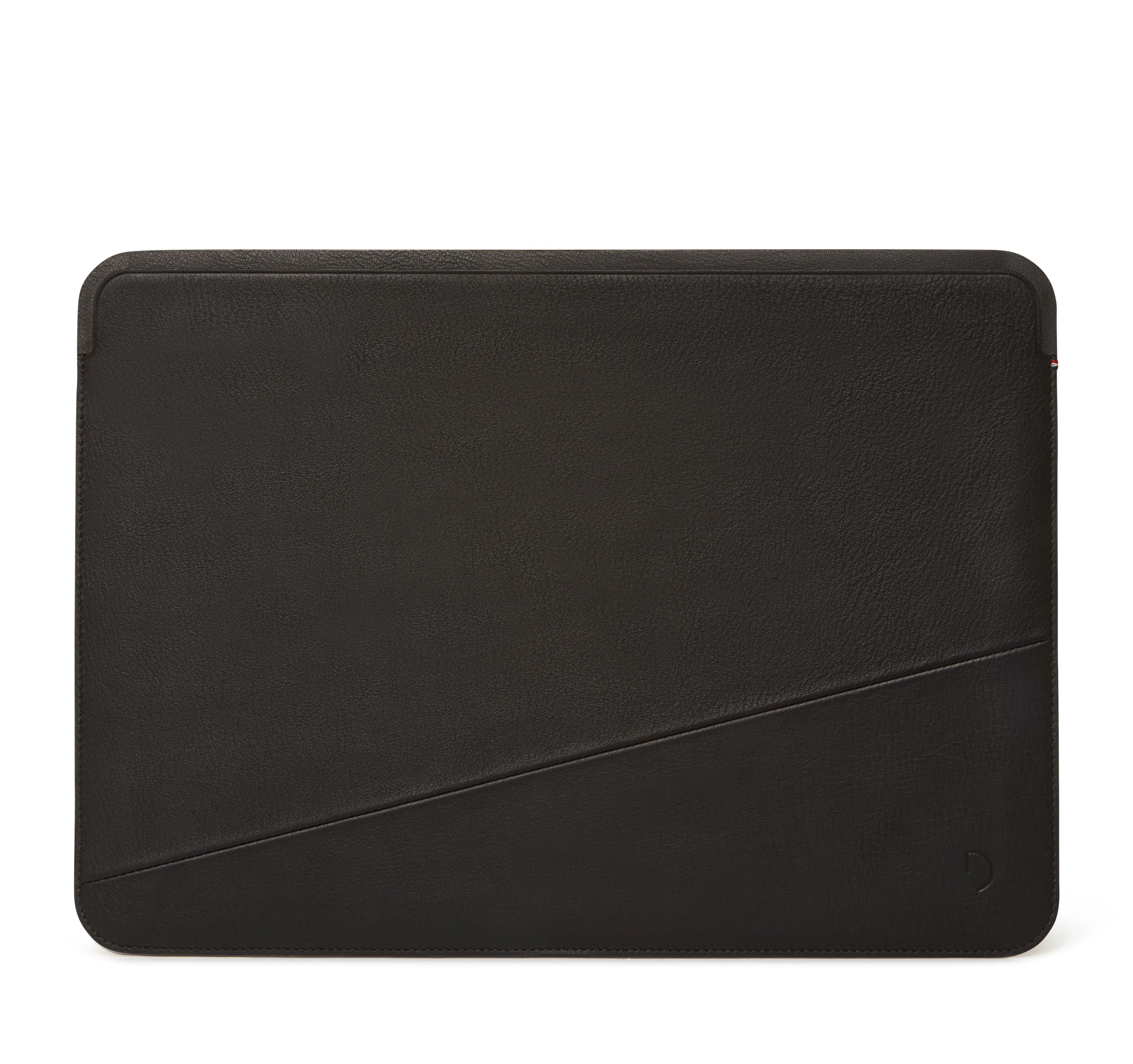 Decoded Kožené pouzdro na MacBook Pro 13 (2016-2020) / MacBook Air 13 (2018-2020) - Decoded, Leather Sleeve Black