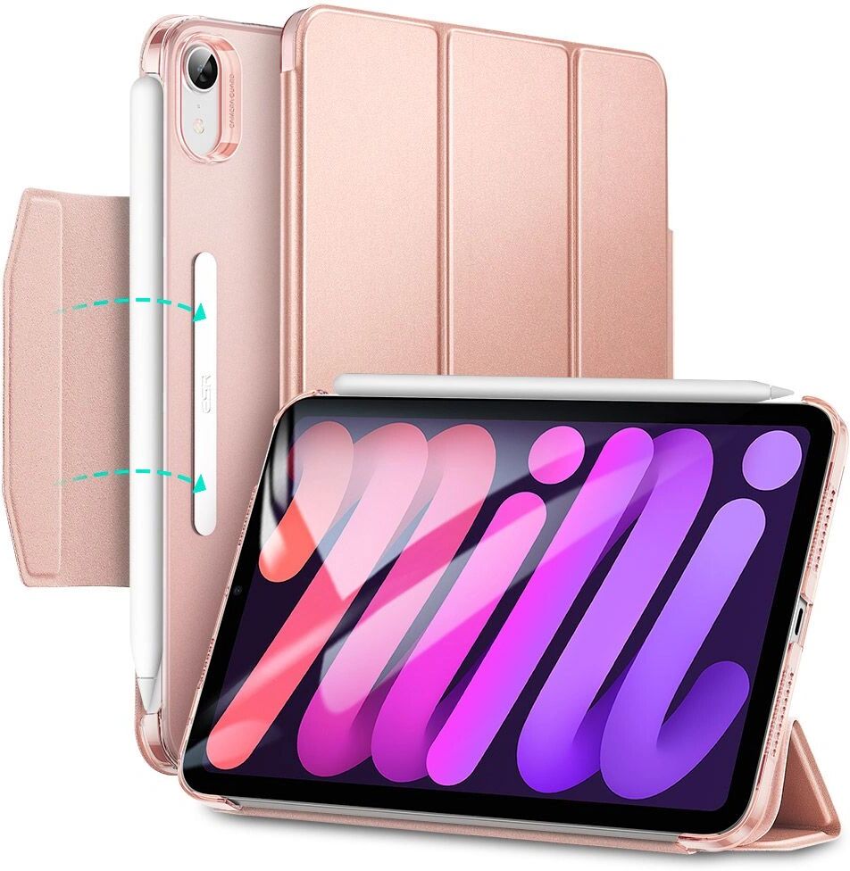 Esr Ochranné pouzdro pro iPad mini 6 - ESR, Ascend Trifold Rose Gold