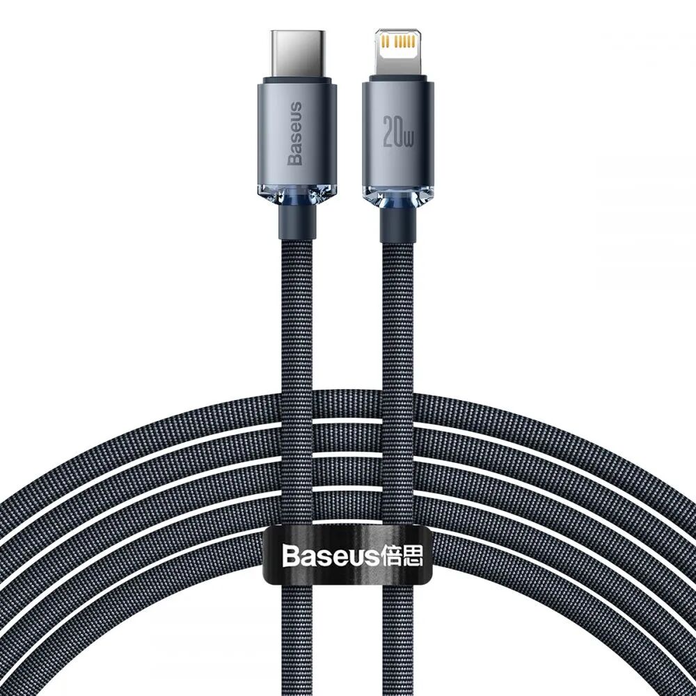 Baseus Rychlý datový kabel USB-C/Lightning - Baseus, PD20W 200cm Black