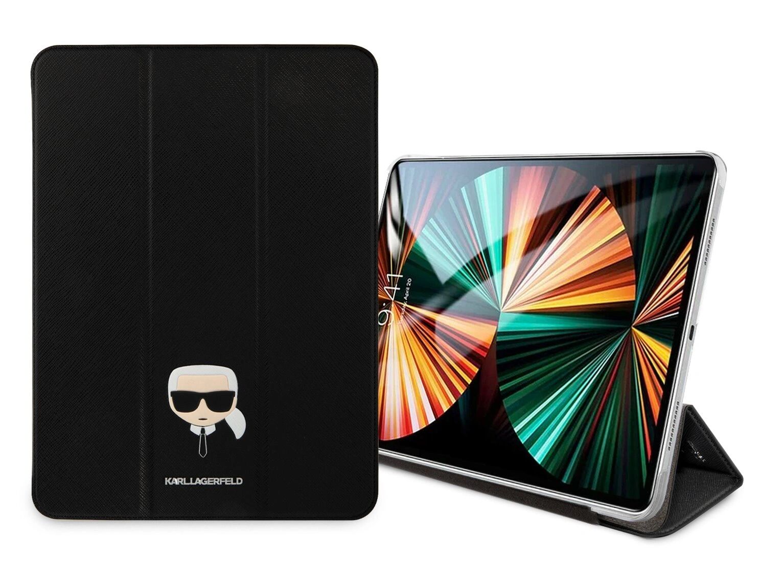 Karl Lagerfeld Pouzdro pro iPad Pro 11 (2020/2021) - Karl Lagerfeld, Karl Head Black