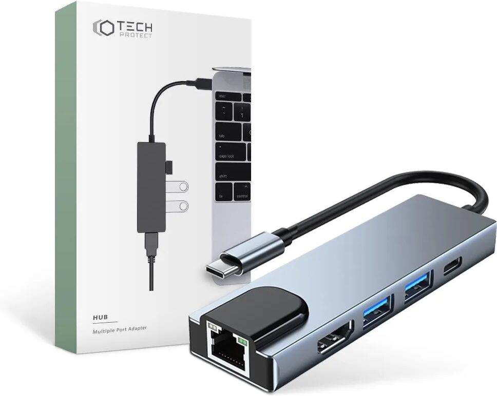 Tech-Protect Redukce / adaptér USB-C - Tech-Protect, V3-HUB 5in1