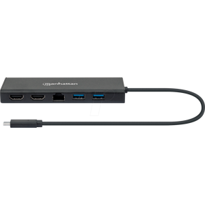 MANHATTAN 152747 - Dockingstation/Port Replicator, USB 3.0 Typ-C