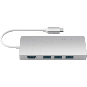 SATECHI ST-TCMA2S - USB-C Dockingstation 4K, silber