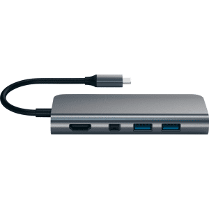 SATECHI ST-TCMM8PAM - USB-C Dockingstation, Aluminium, grau