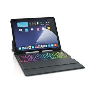Aplic Bluetooth Tastatur kompatibel mit iPad Pro 12,9 Zoll - Gen 3 + 4 - 500 mAh Akku - inkl. Hülle - Tablet Keyboard kompatibel mit Apple Layout