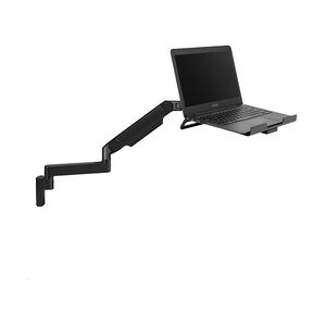 Humanscale M2.1 Laptop Wandhalterung mit Schwenkarm gerade, schwarz