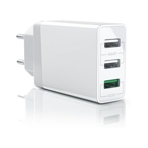 Aplic USB-Ladegerät 3000 mA, 3-Port Netzteil, Quick Charge 3.0, 2x USB Port + 1x QC 3.0 Port