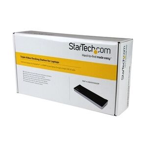 StarTech.com Triple-Video Laptop Dockingstation USB 3.0 Docking Station GigE