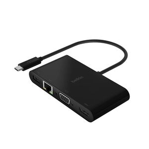 Belkin AVC004BTBK Schnittstellen-Hub USB 3.2 Gen 1 (3.1 Gen 1) Type-C Schwarz