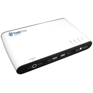 TRADE-SHOP 31500mAh usb Port Externer Akku Batterie Power Bank Ladegerät für Smartphones, Android Phones Tablets, iPad, iPhone, Handy, psp, GoPro, gps